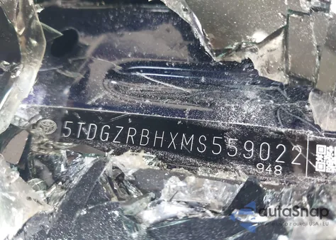 2021 Toyota Highlander Xle from USA, damaged, VIN 5TDGZRBHXMS559022